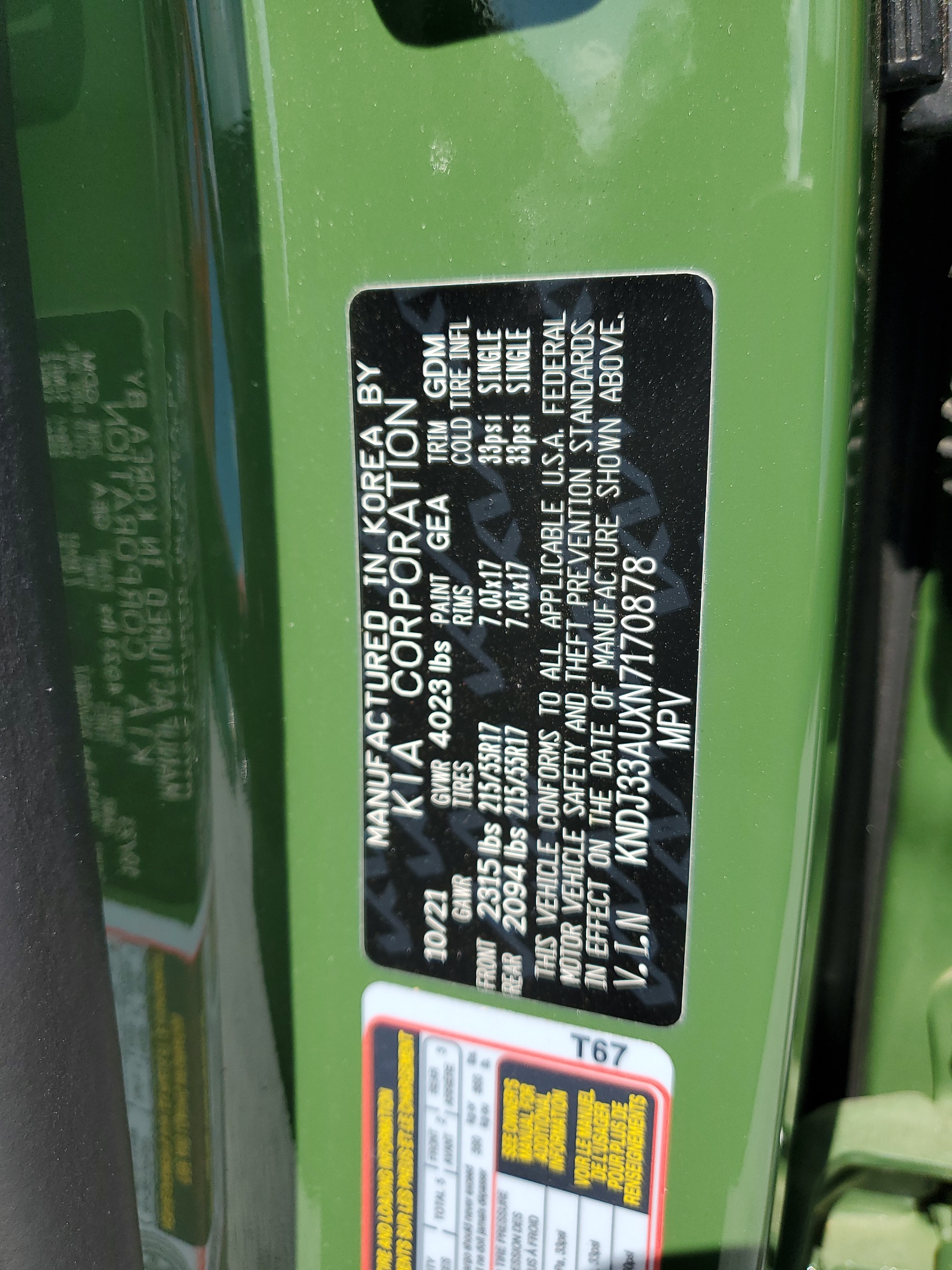 KNDJ33AUXN7170878 2022 Kia Soul Ex