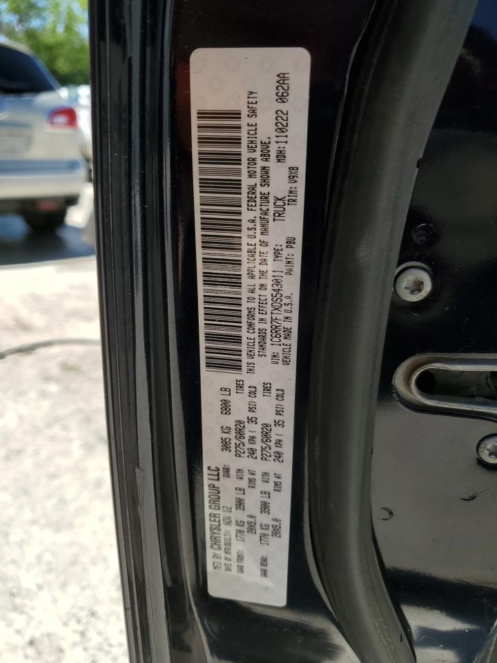 2013 Ram 1500 St VIN: 1C6RR7FTXDS543011 Lot: 60484524