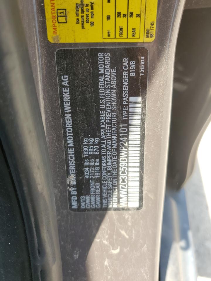 2013 Mini Cooper S Countryman VIN: WMWZC3C59DWP24101 Lot: 58159884