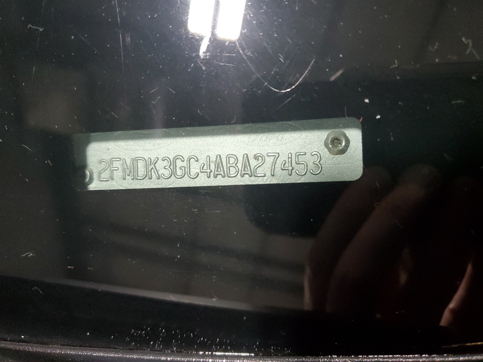 2FMDK3GC4ABA27453 2010 Ford Edge Se