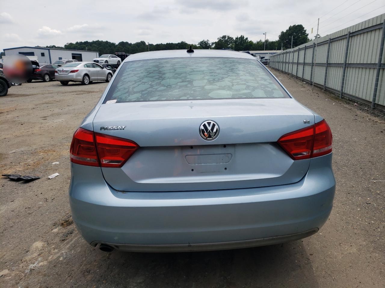 2013 Volkswagen Passat Se VIN: 1VWBH7A3XDC024147 Lot: 58620684