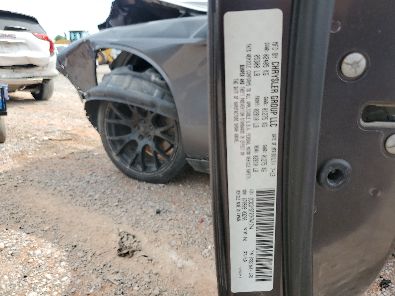 2C3CDYBT0DH741794 2013 Dodge Challenger R/T