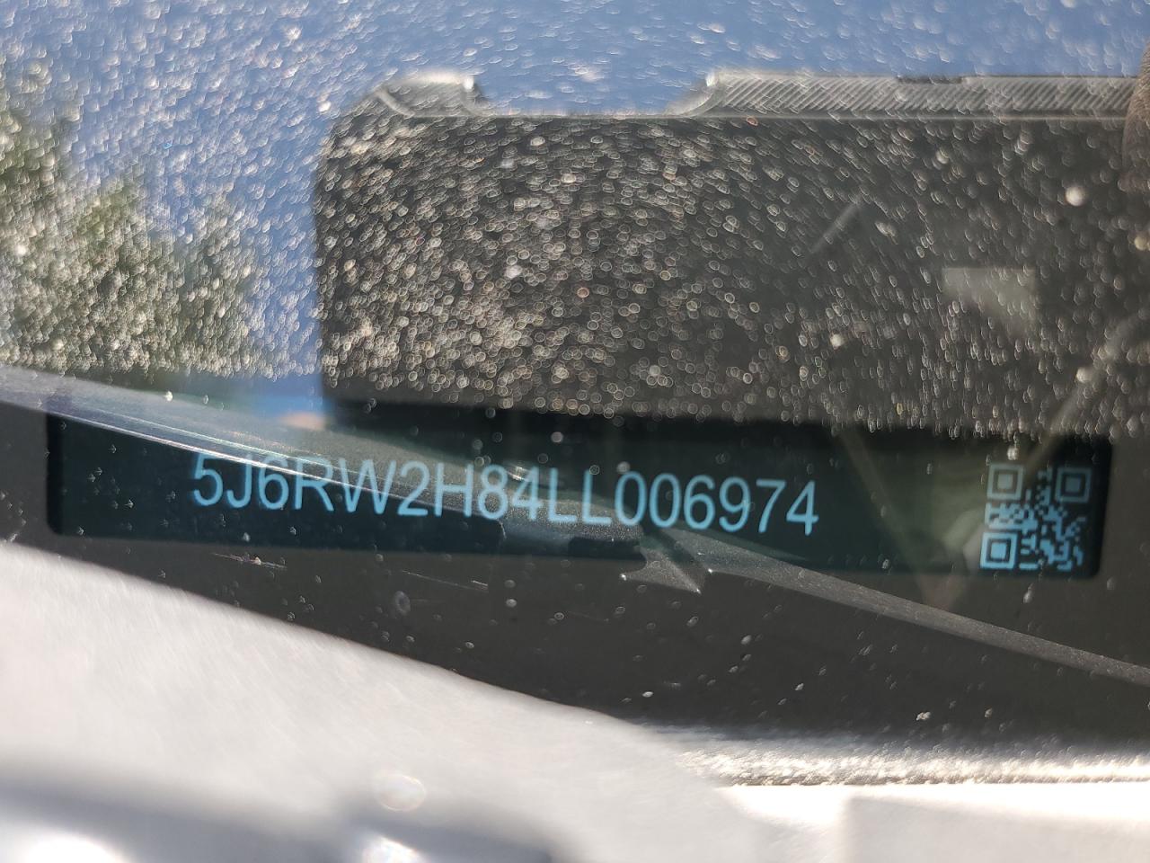 2020 Honda Cr-V Exl VIN: 5J6RW2H84LL006974 Lot: 60246504