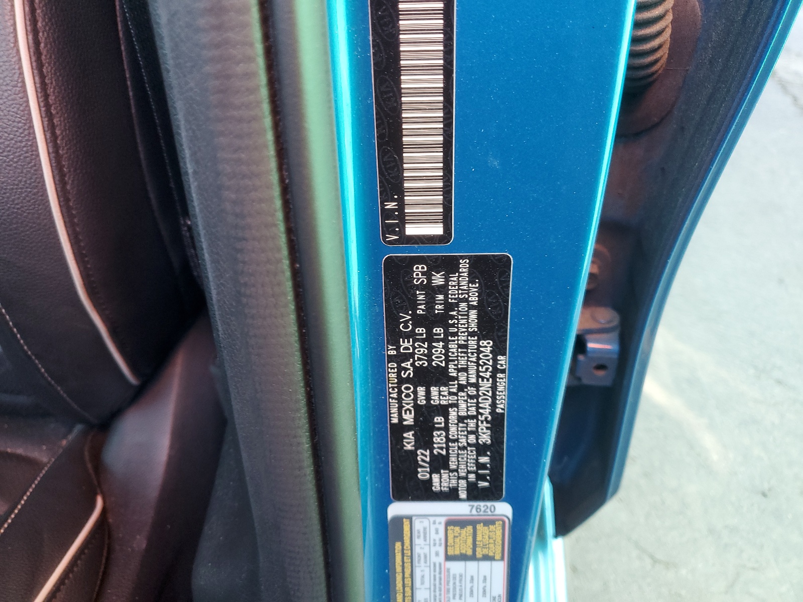 3KPF54AD2NE452048 2022 Kia Forte Gt Line