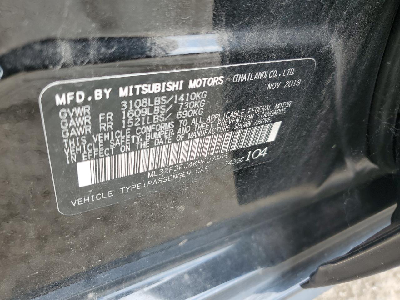 2019 Mitsubishi Mirage - Image 14