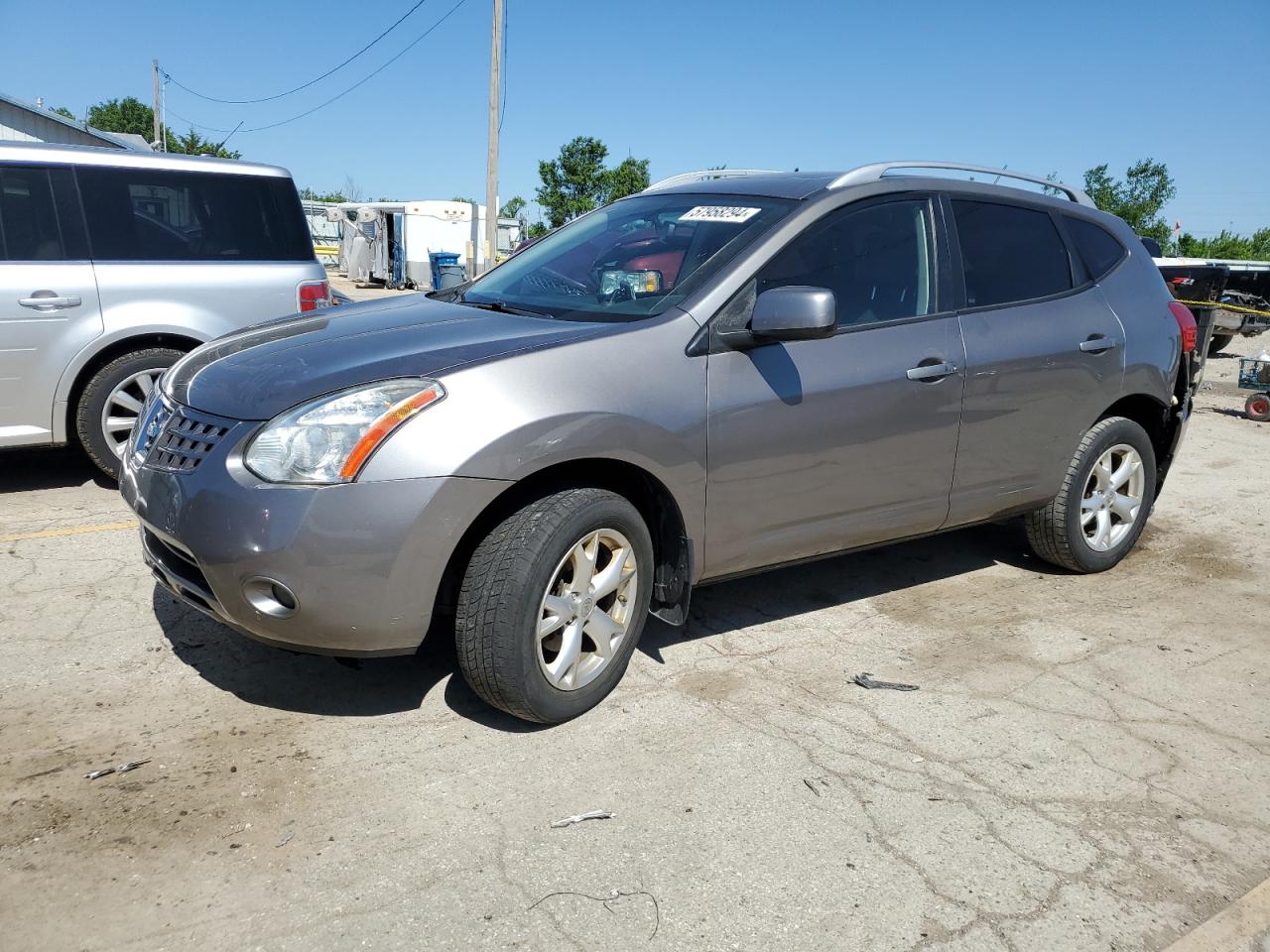 2009 Nissan Rogue S на продаже в Pekin, IL - Rear End