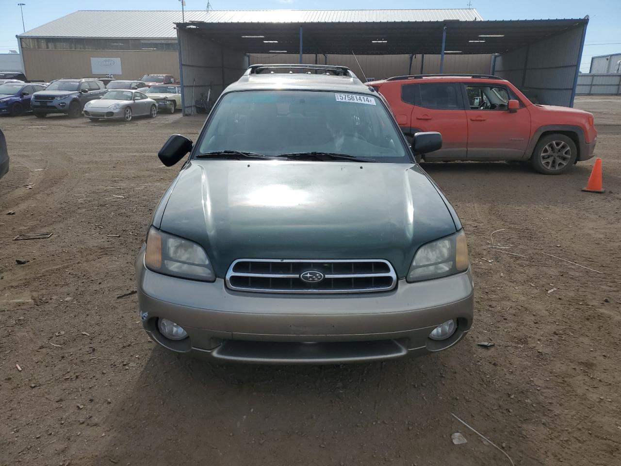 2000 Subaru Legacy Outback VIN: 4S3BH6650Y7655530 Lot: 57581414