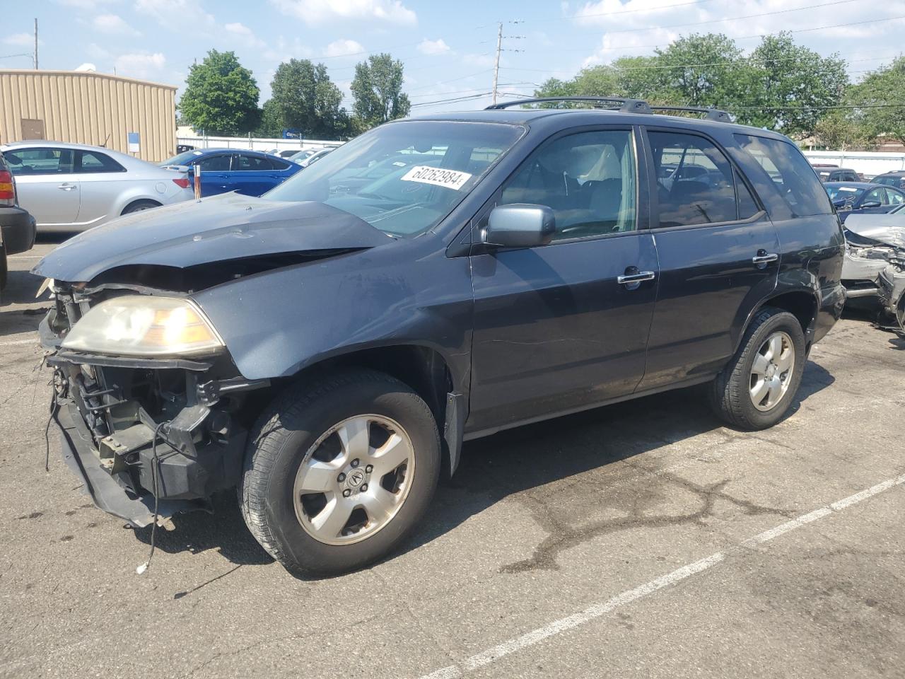 2004 Acura Mdx VIN: 2HNYD182X4H531382 Lot: 60262984