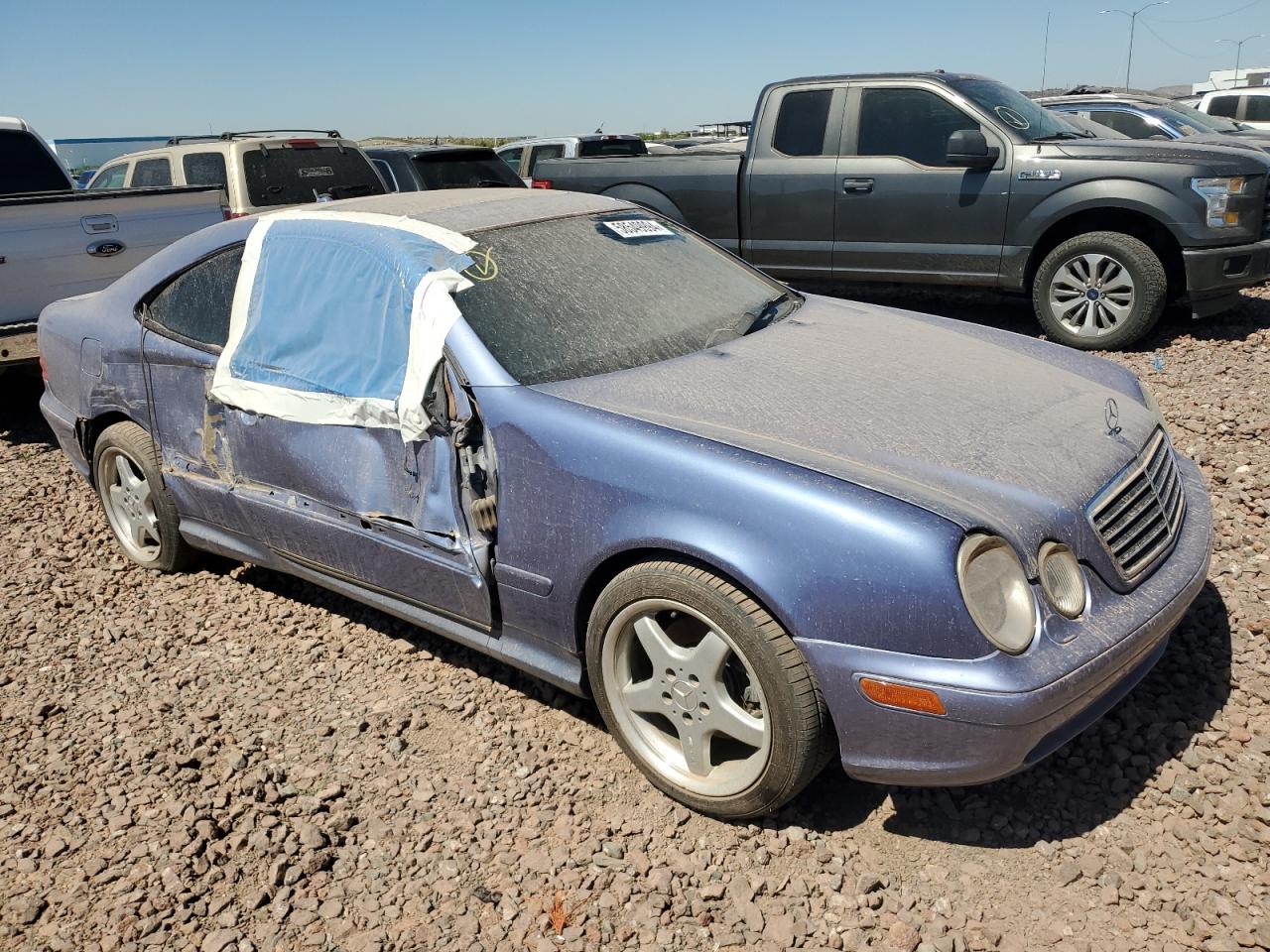 2002 Mercedes-Benz Clk 430 VIN: WDBLJ70G82T125246 Lot: 58549994