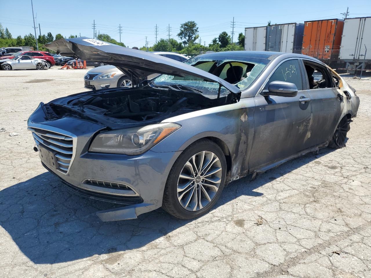 2015 Hyundai Genesis 3.8L for Sale in Cahokia Heights, IL - Burn