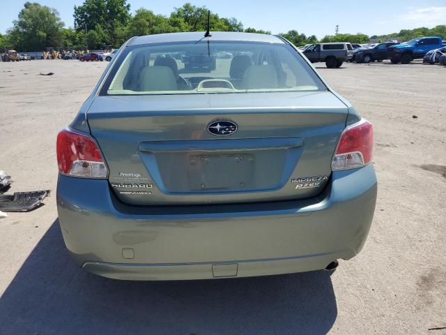  SUBARU IMPREZA 2014 Turquoise