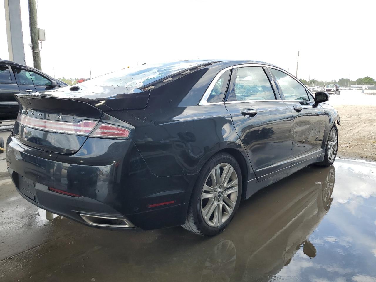 VIN 3LN6L2JK0ER817713 2014 LINCOLN MKZ no.3