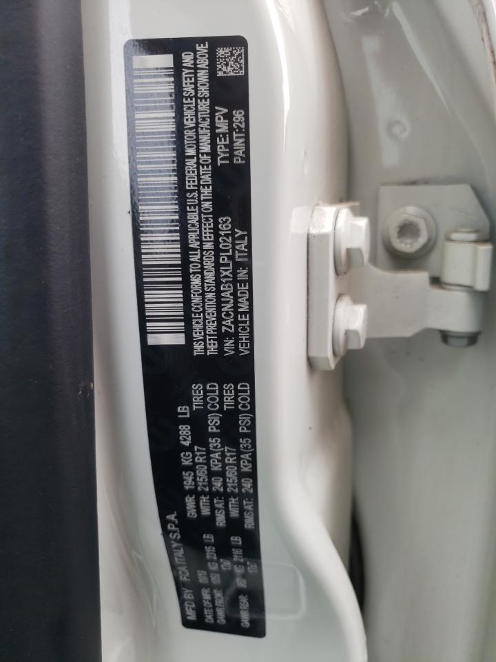 2020 Jeep Renegade Latitude VIN: ZACNJAB1XLPL02163 Lot: 59524764