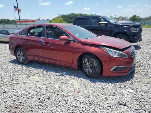  HYUNDAI SONATA 2016 Червоний