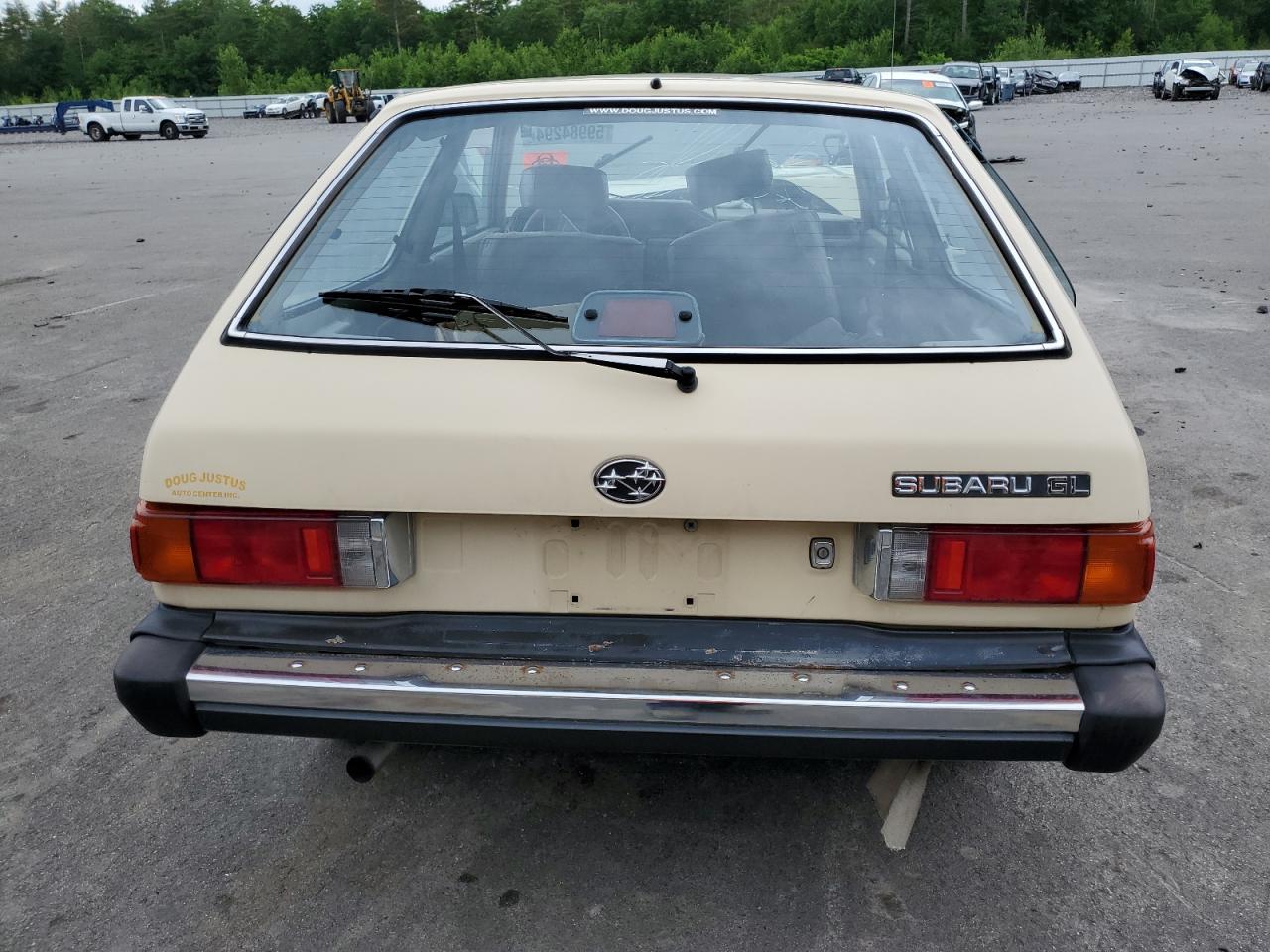 1987 Subaru Gl VIN: JF1AF43B2HC109017 Lot: 59984294