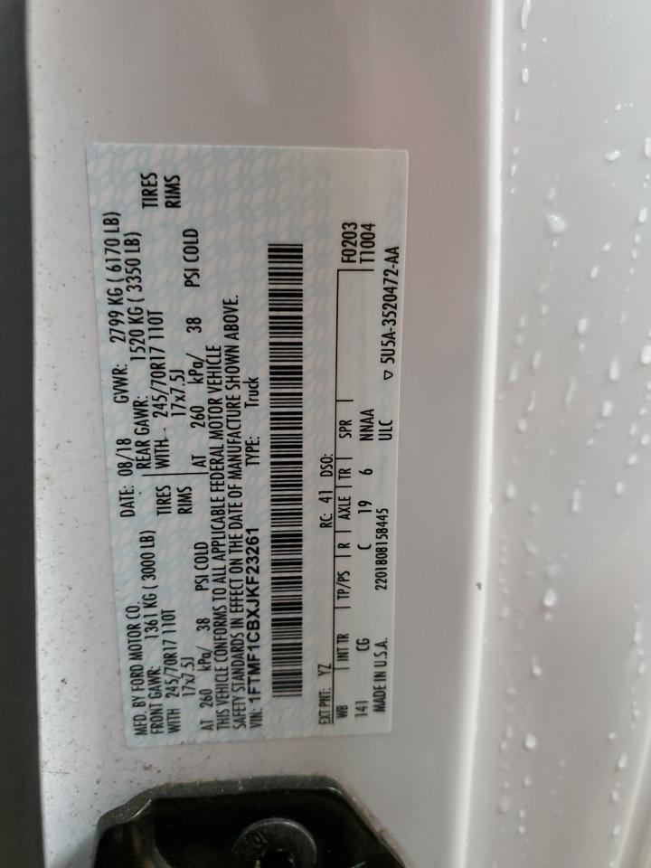 1FTMF1CBXJKF23261 2018 Ford F150