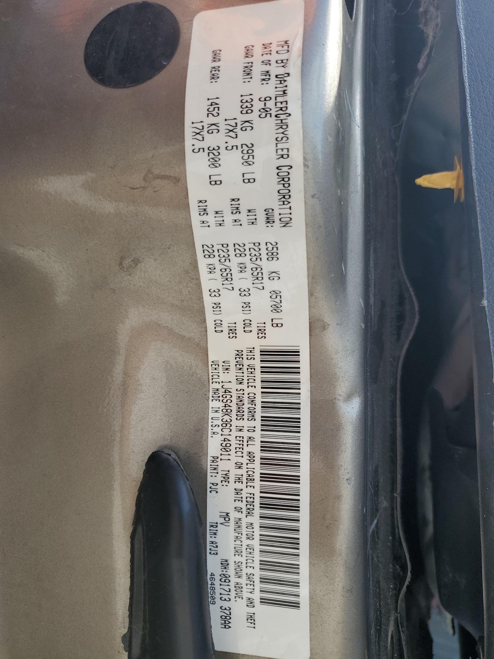 1J8GS48K69C511111 2009 Jeep Grand Cherokee Laredo