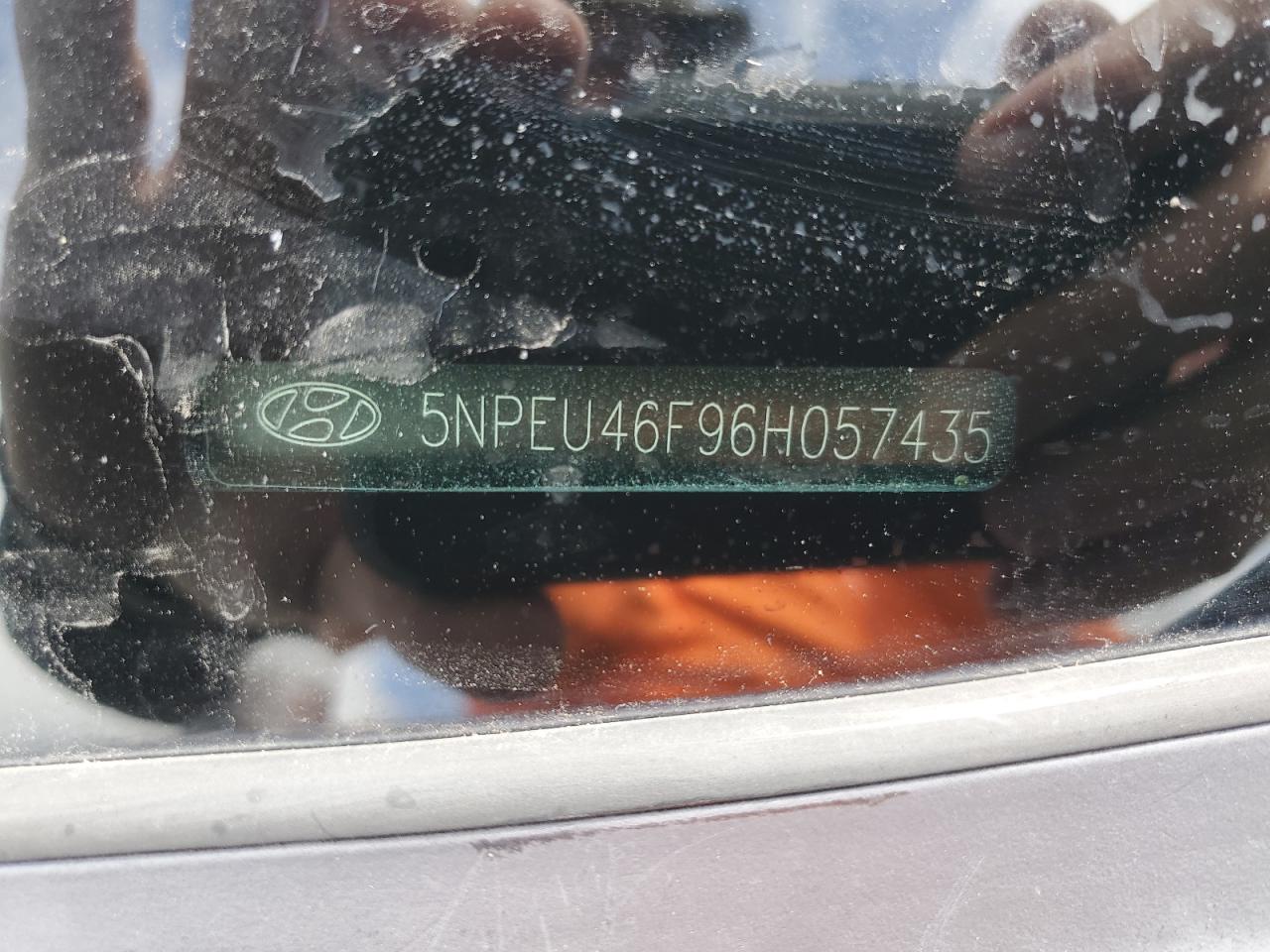 2006 Hyundai Sonata Gls VIN: 5NPEU46F96H057435 Lot: 58452334