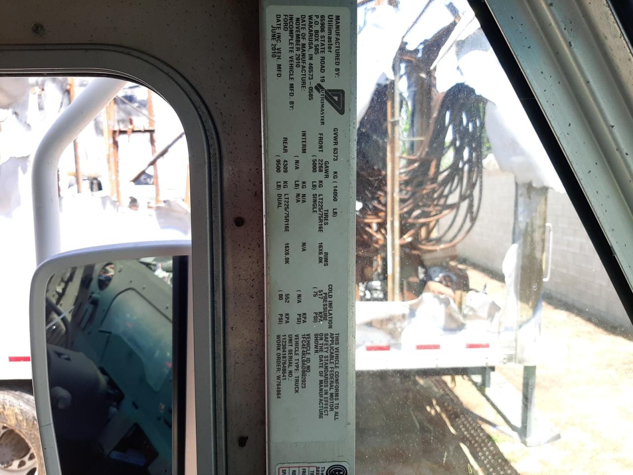 2010 Ford Econoline E450 Super Duty Commercial Stripped Chassis VIN: 1FC4E4KL0ADB02023 Lot: 59948014