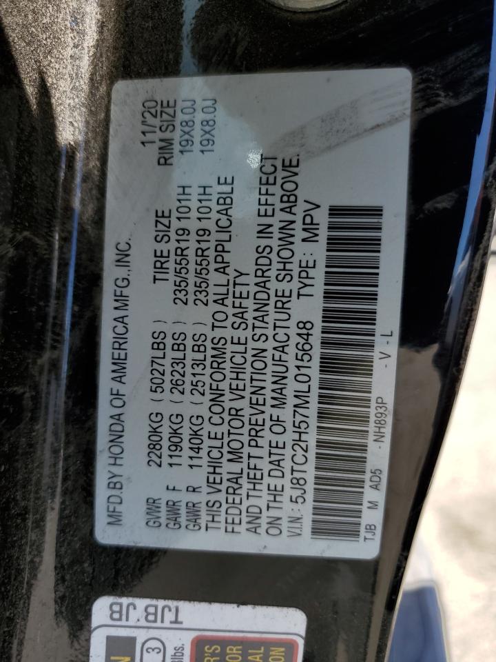 2021 Acura Rdx Technology VIN: 5J8TC2H57ML015648 Lot: 54883954