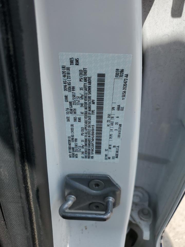 2017 Ford Escape S VIN: 1FMCU0F74HUB95915 Lot: 61296724