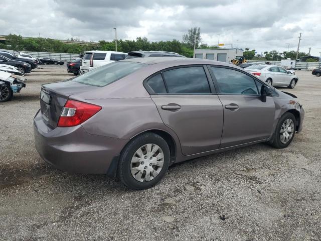 Sedans HONDA CIVIC 2012 Brown