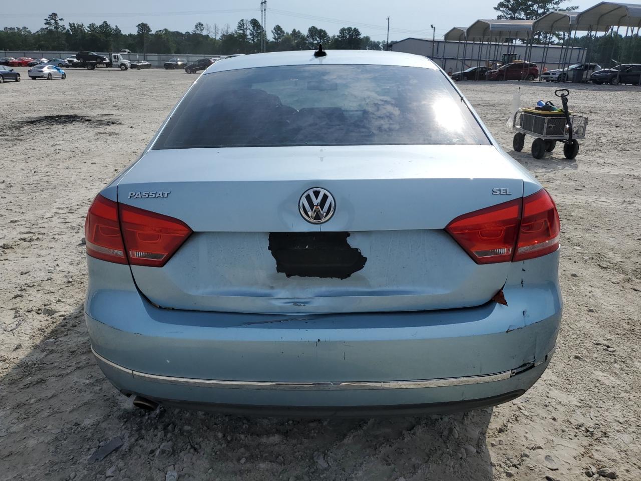 2012 Volkswagen Passat Sel VIN: 1VWCH7A33CC039043 Lot: 61001354