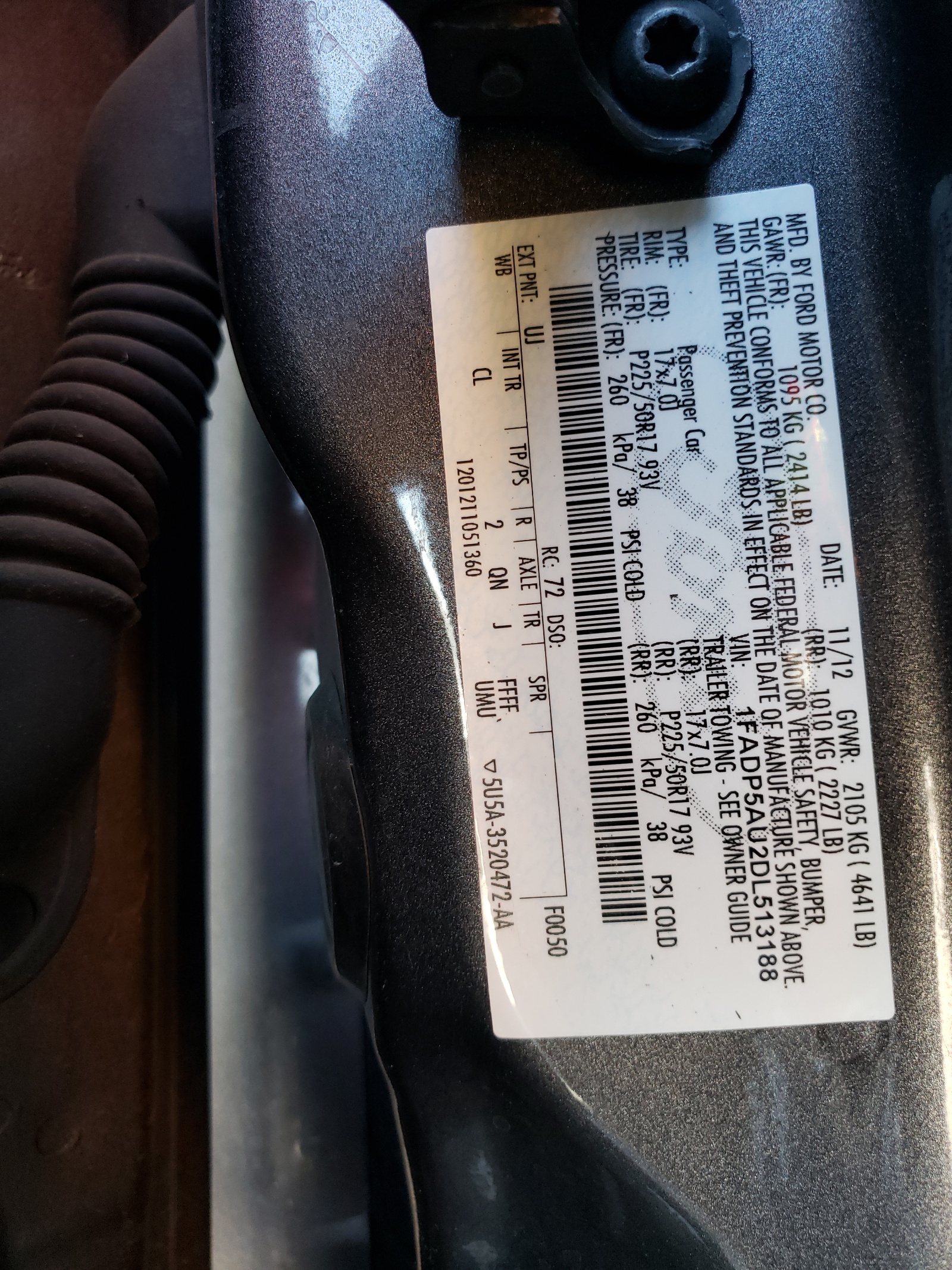 1FADP5AU2DL513188 2013 Ford C-Max Se