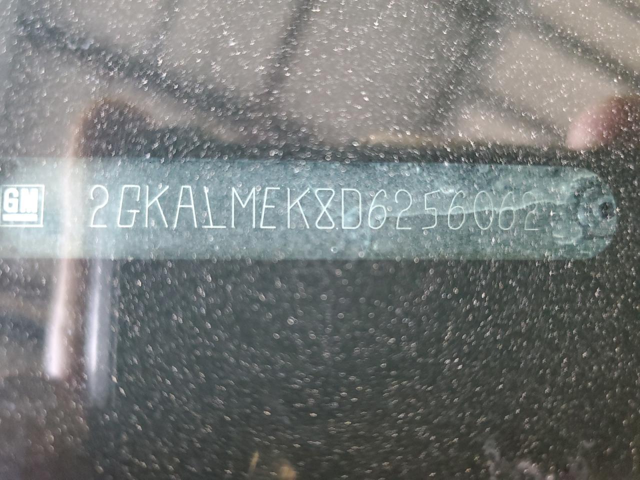 2013 GMC Terrain Sle VIN: 2GKALMEK8D6256062 Lot: 59882114