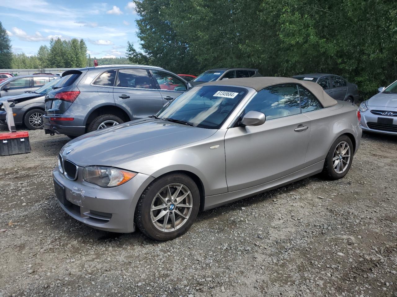 2011 BMW 128 I VIN: WBAUN1C59BVH82823 Lot: 61349684