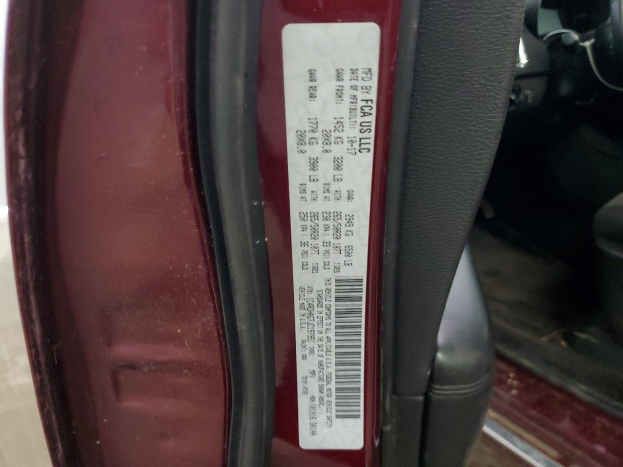 2018 Dodge Durango Sxt VIN: 1C4RDHAG7JC197951 Lot: 59030934