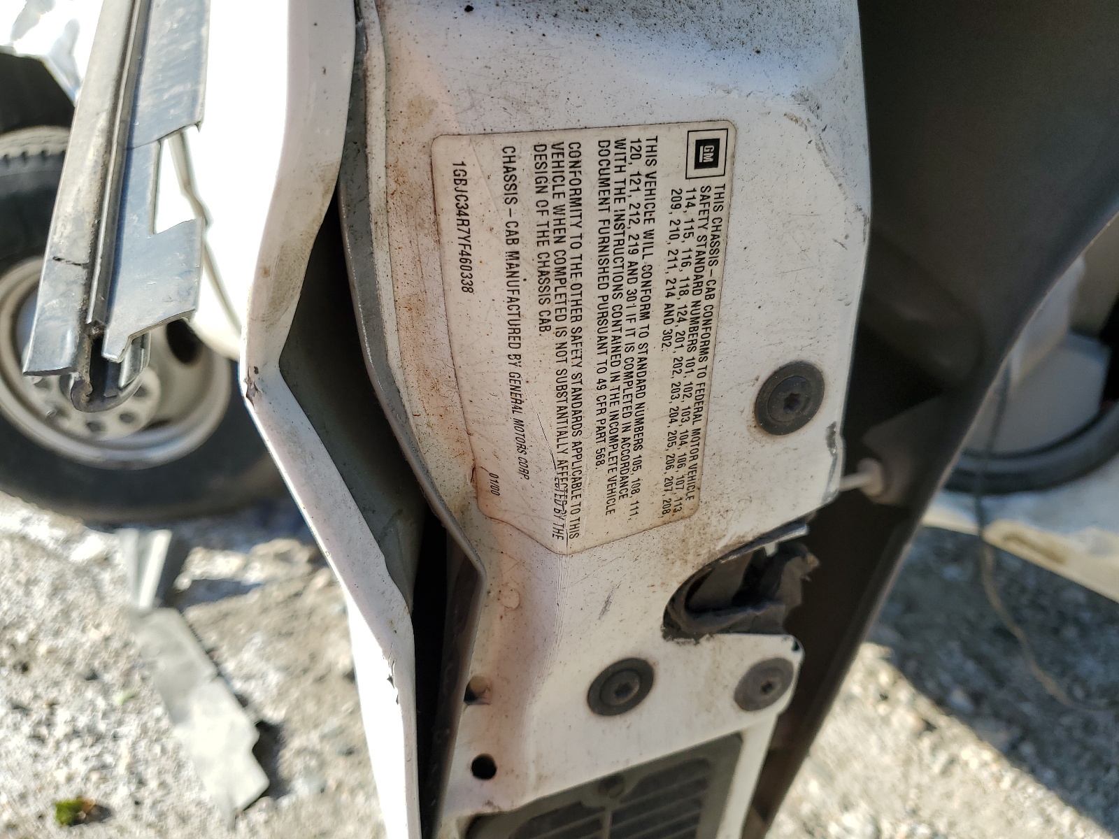 1GBJC34R7YF460338 2000 Chevrolet Gmt-400 C3500