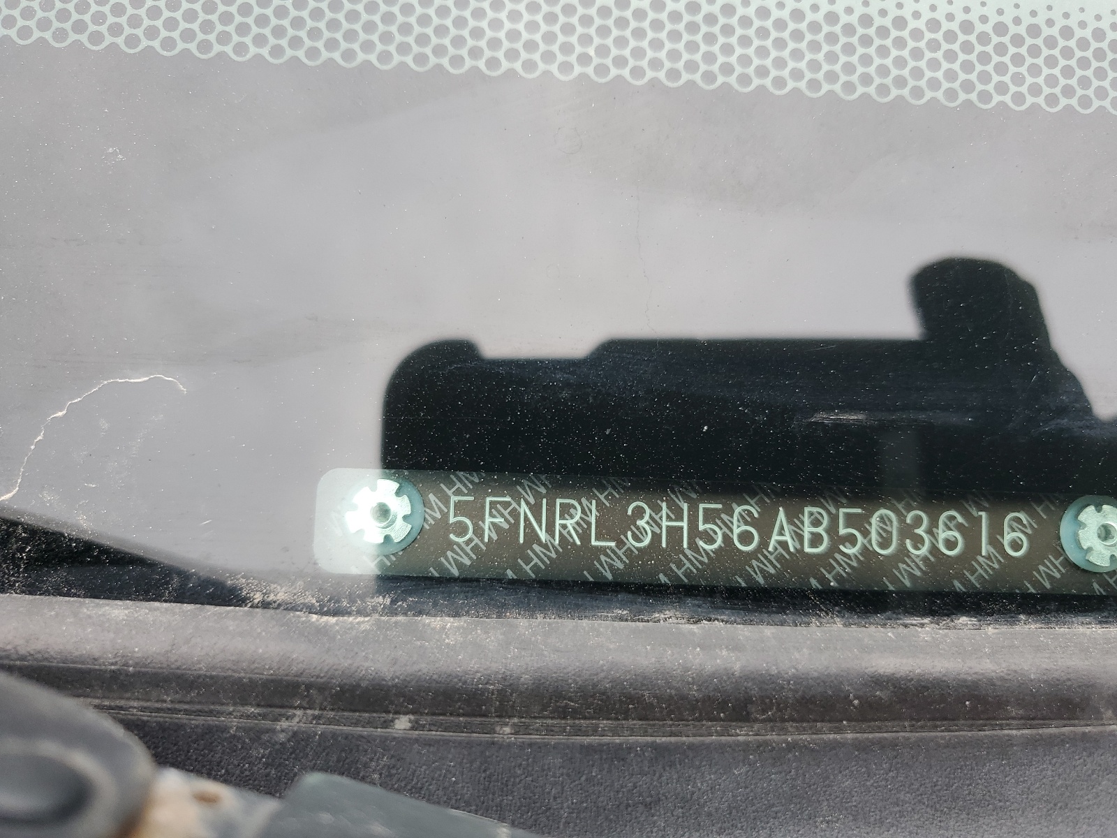 5FNRL3H56AB503616 2010 Honda Odyssey Ex