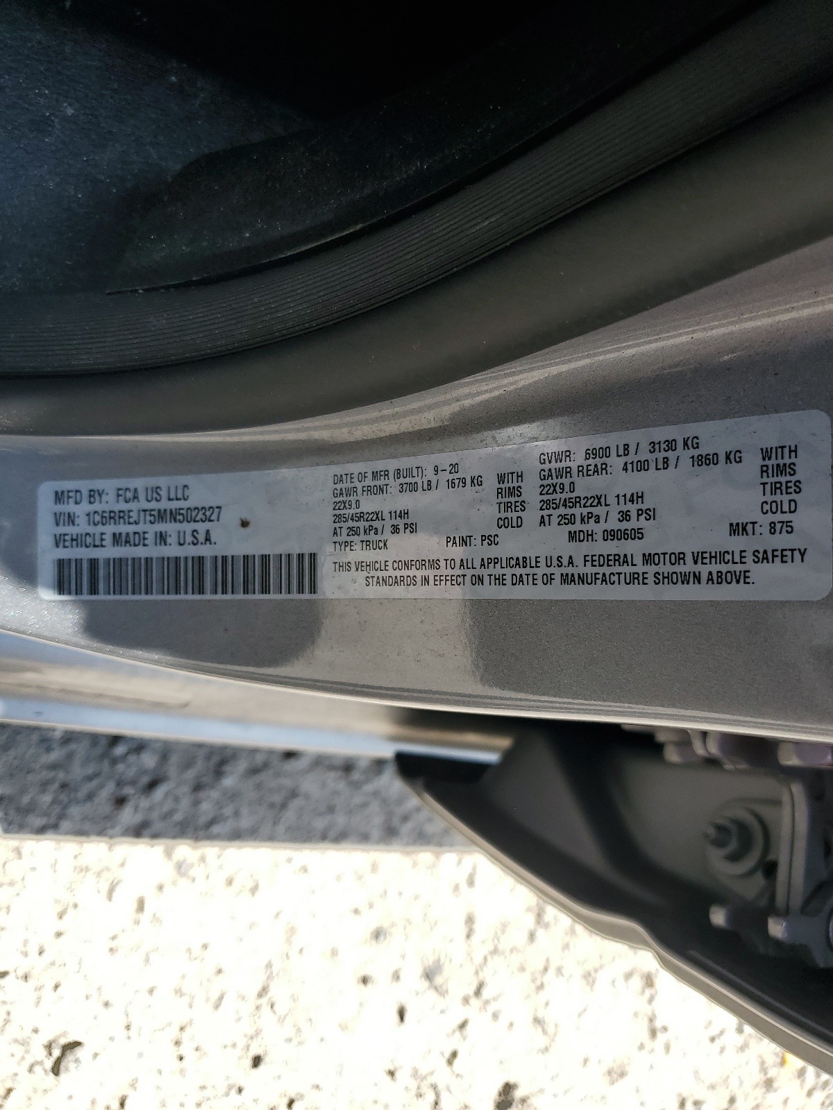 1C6RREJT5MN502327 2021 Ram 1500 Laramie