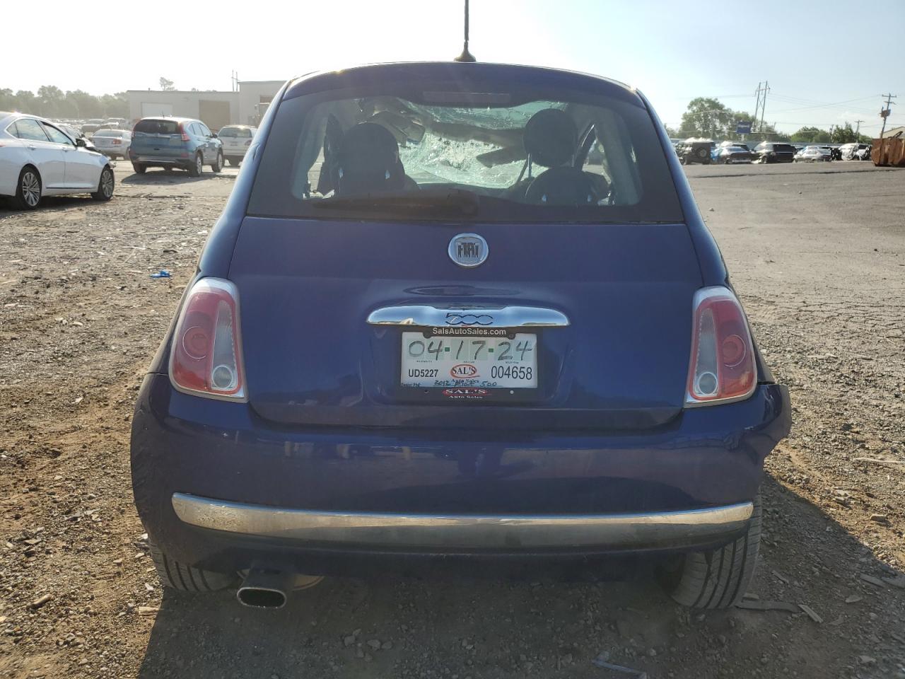 2012 Fiat 500 Lounge VIN: 3C3CFFCR3CT128026 Lot: 75164814