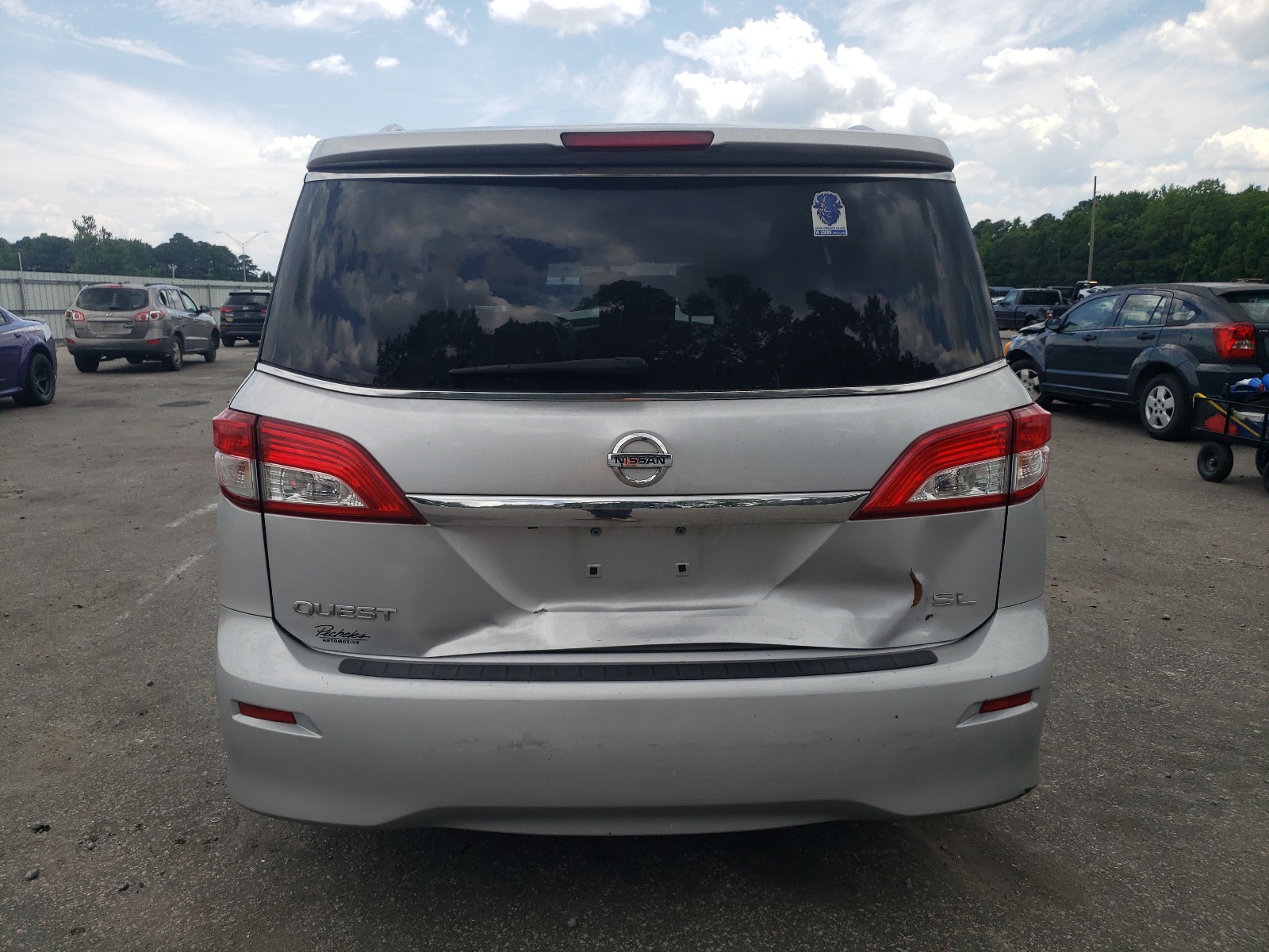 JN8AE2KP8C9038057 2012 Nissan Quest S