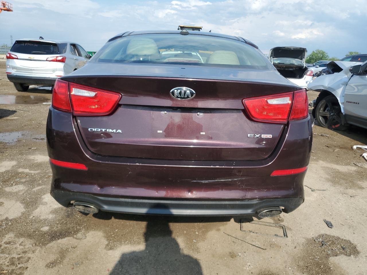 2014 Kia Optima Ex VIN: 5XXGN4A79EG343365 Lot: 58936854