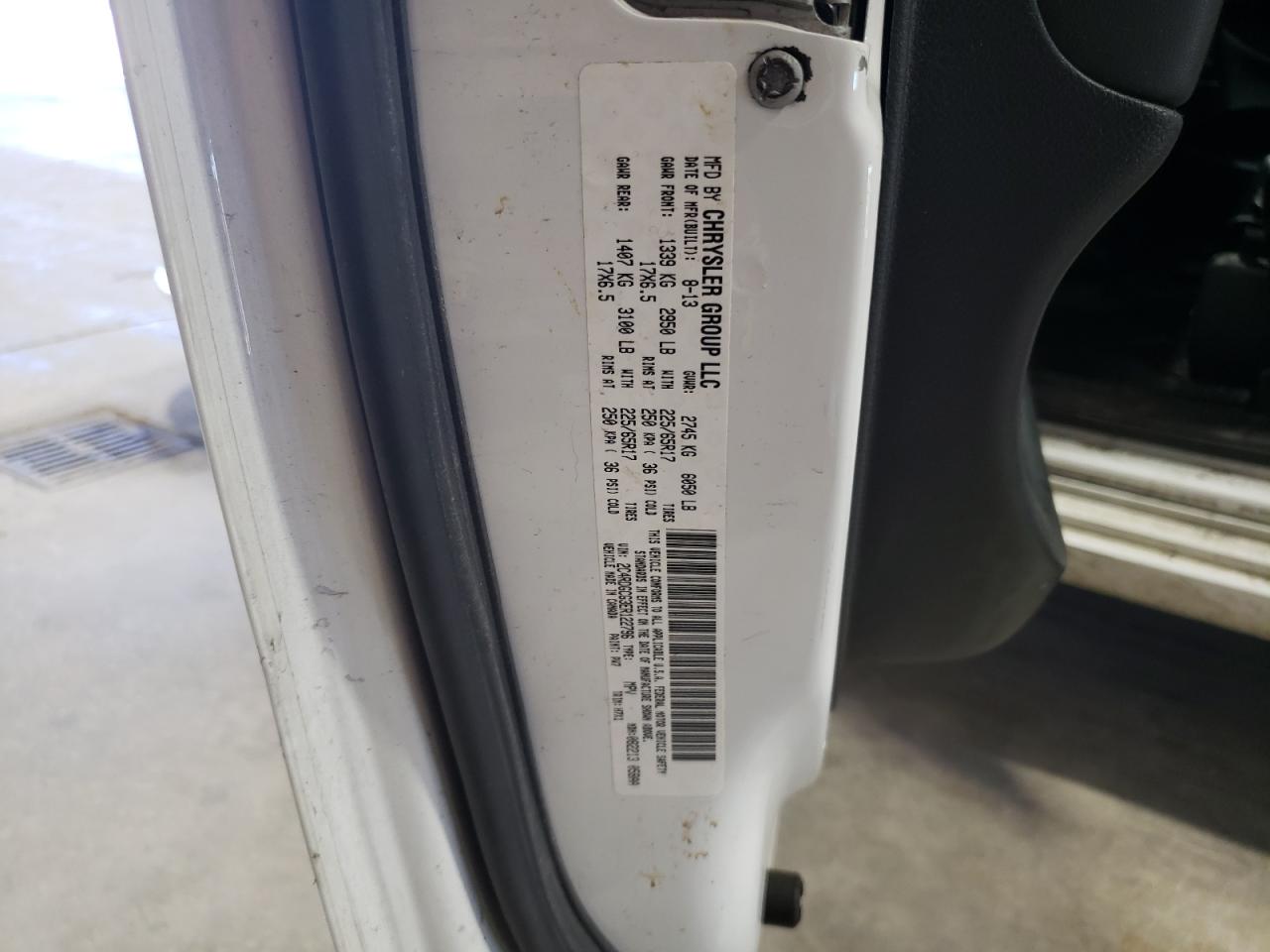 2C4RDGCG3ER122796 2014 Dodge Grand Caravan Sxt