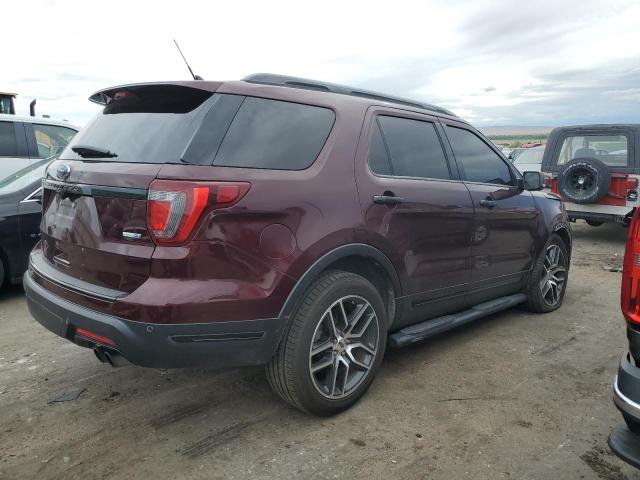  FORD EXPLORER 2018 Burgundy