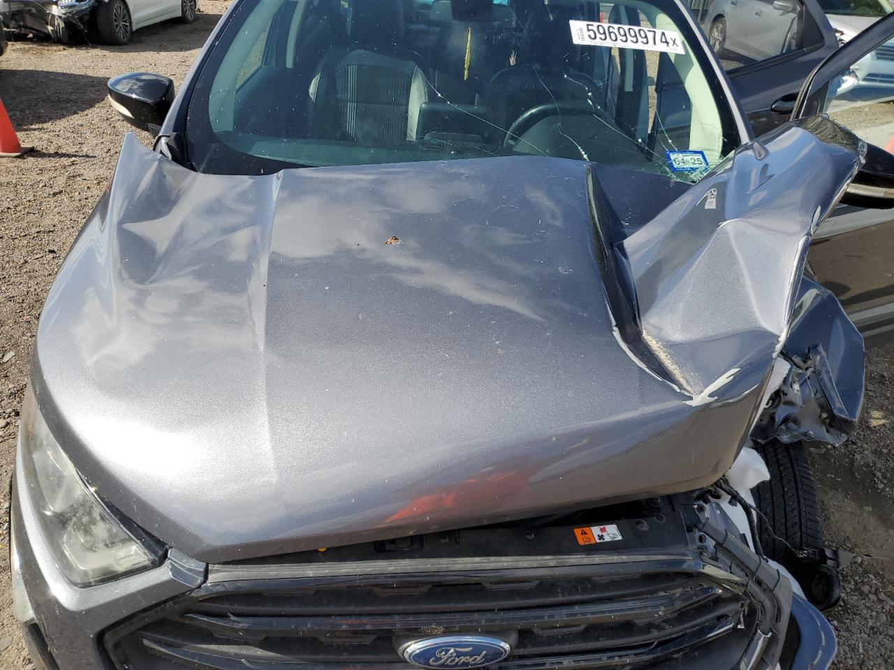 2019 Ford Ecosport Ses VIN: MAJ6S3JL0KC294456 Lot: 59699974