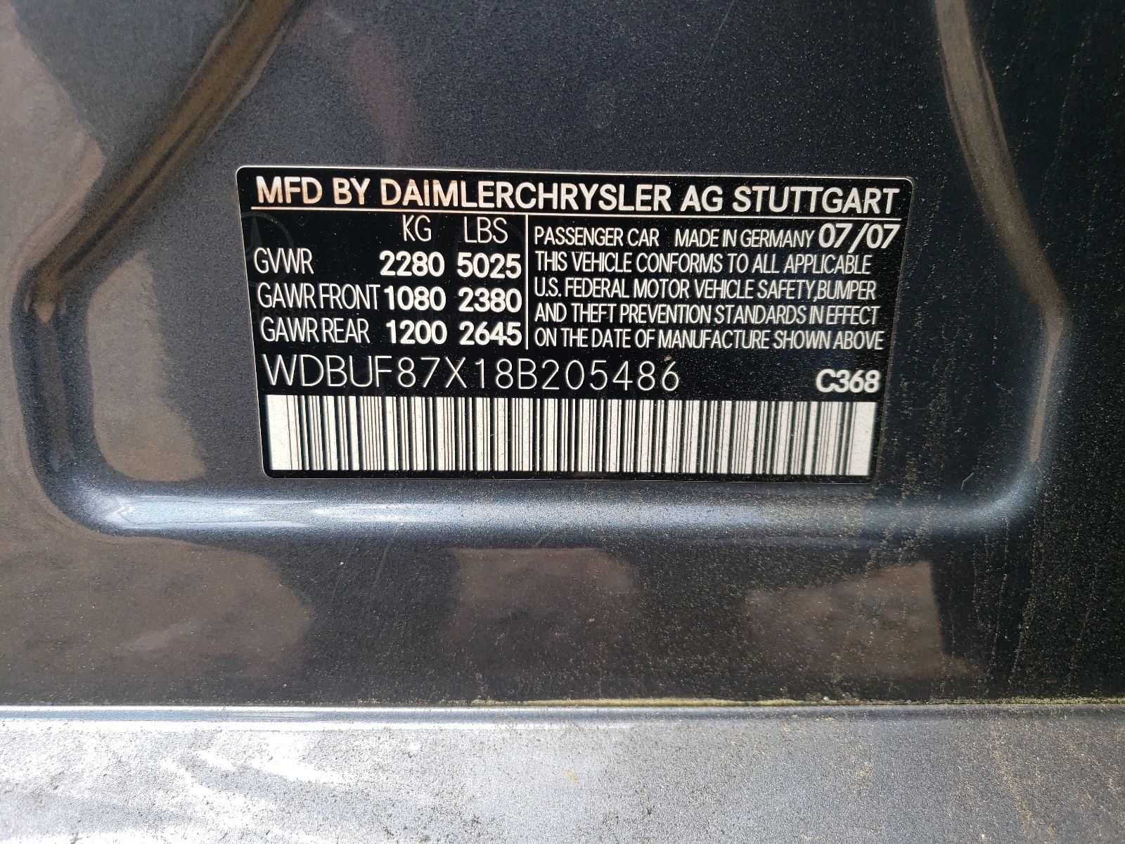 WDBUF87X18B205486 2008 Mercedes-Benz E 350 4Matic