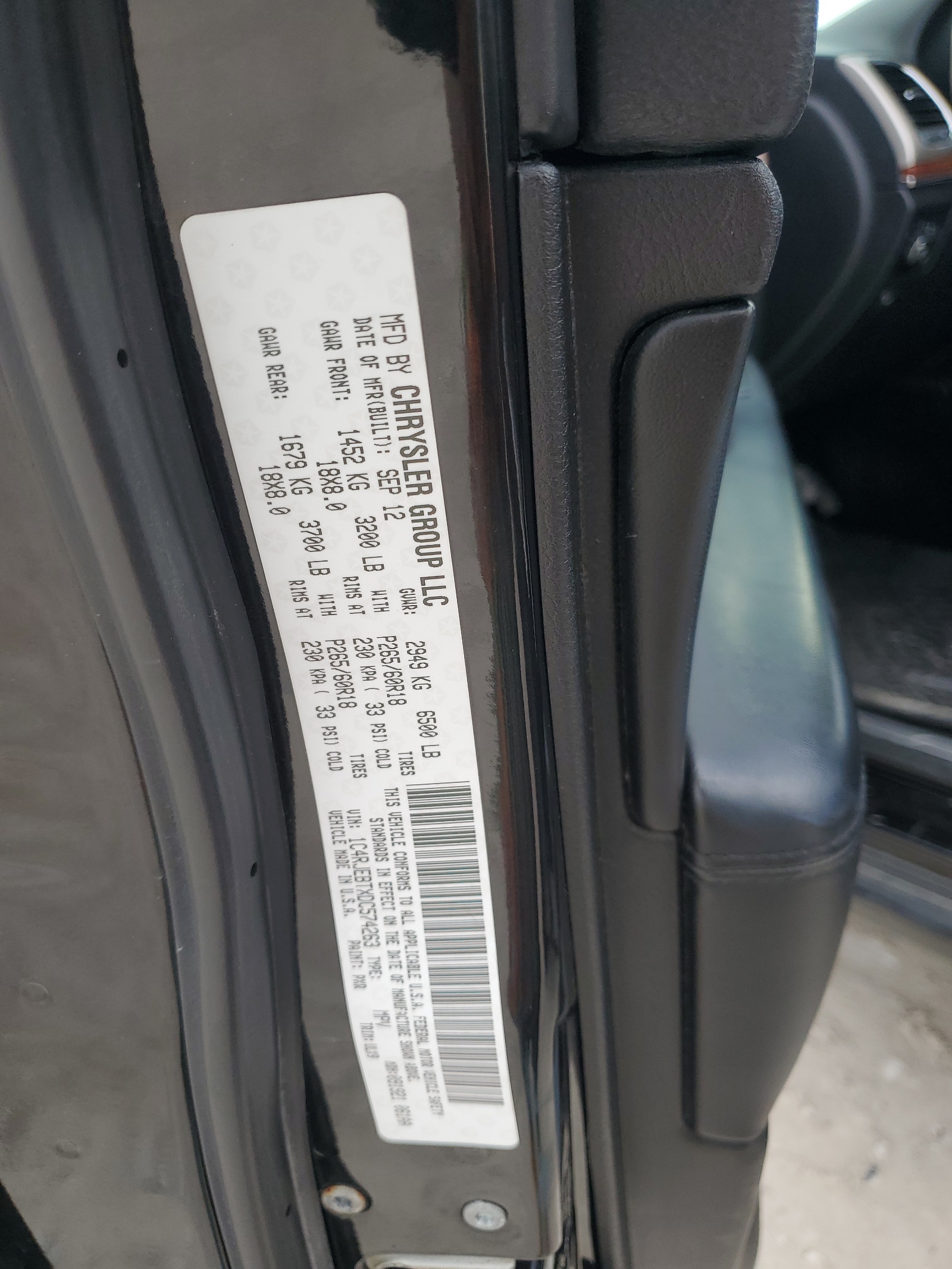 1C4RJEBTXDC574263 2013 Jeep Grand Cherokee Limited