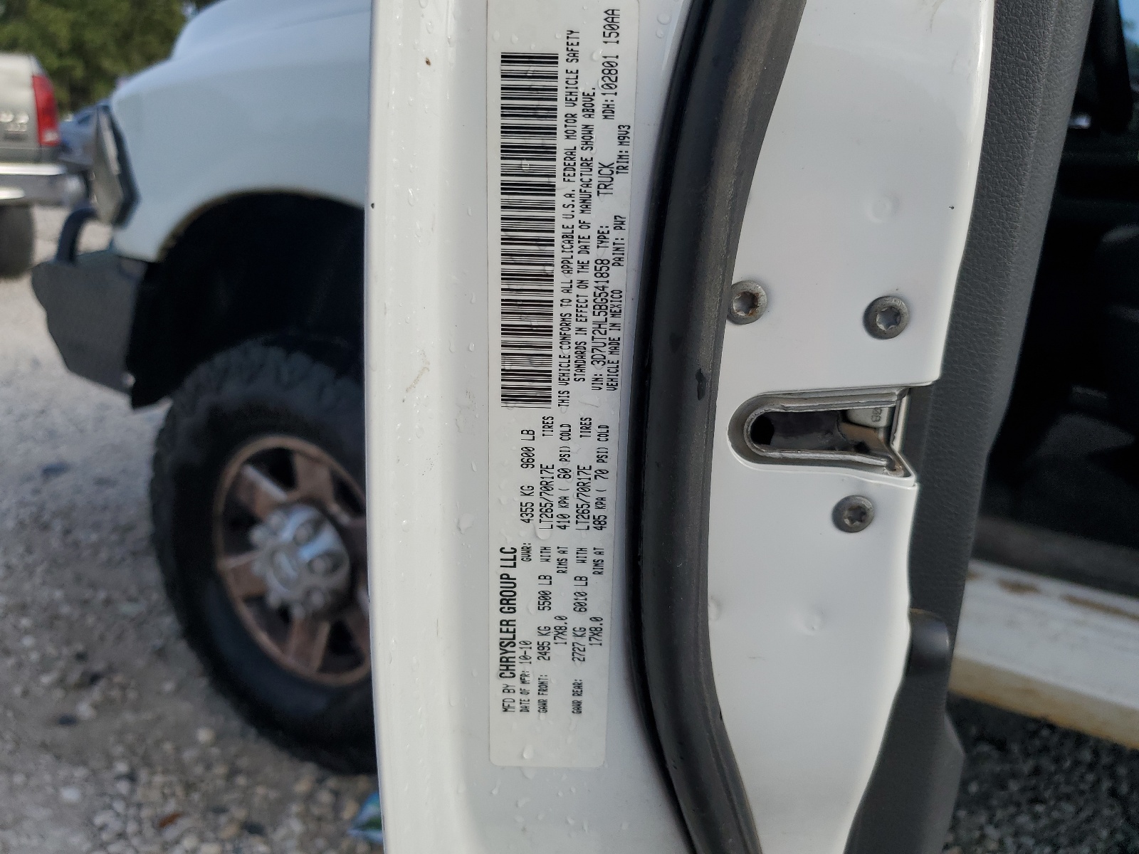 3D7UT2HL5BG541858 2011 Dodge Ram 2500