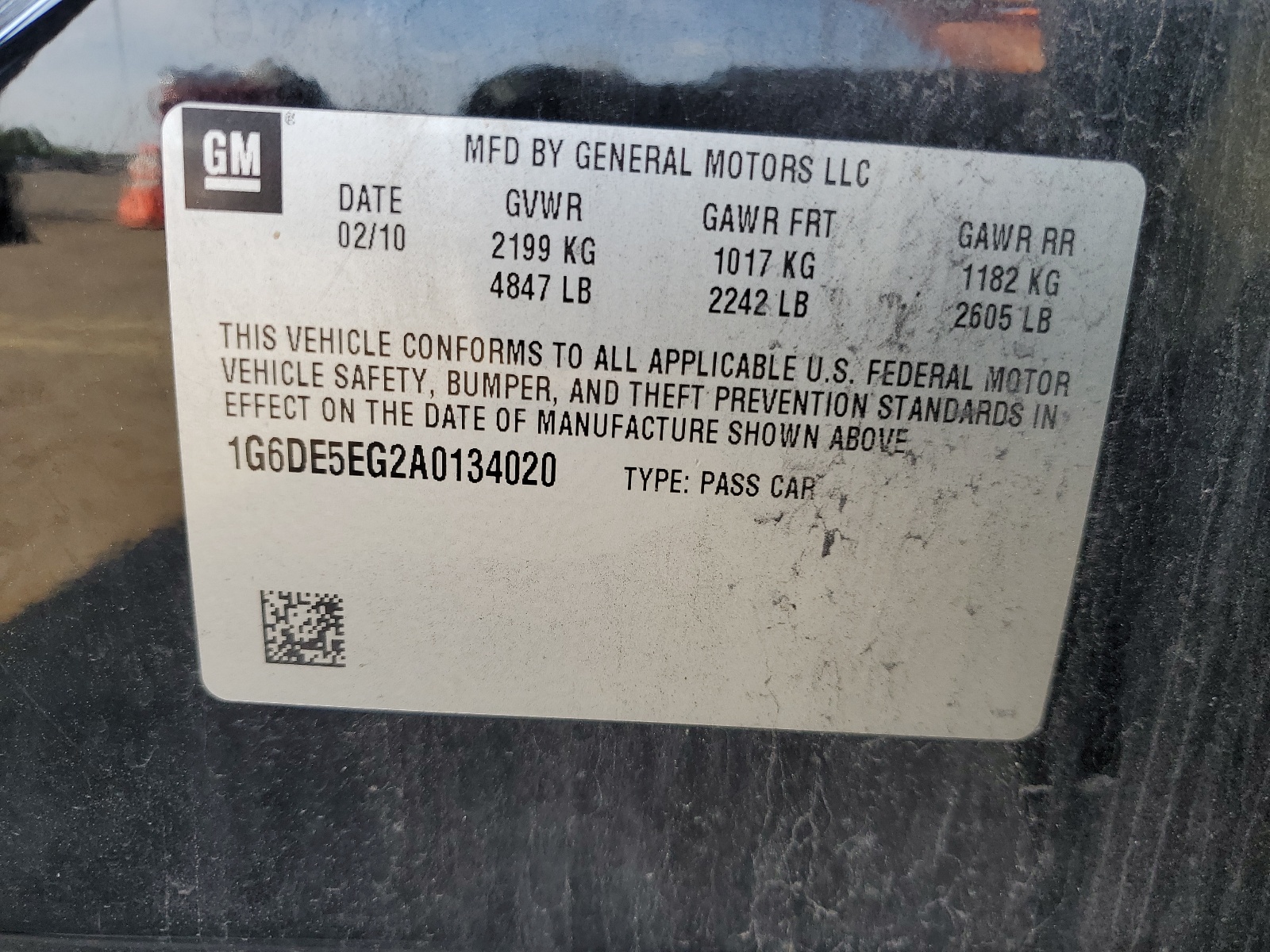 1G6DE5EG2A0134020 2010 Cadillac Cts Luxury Collection