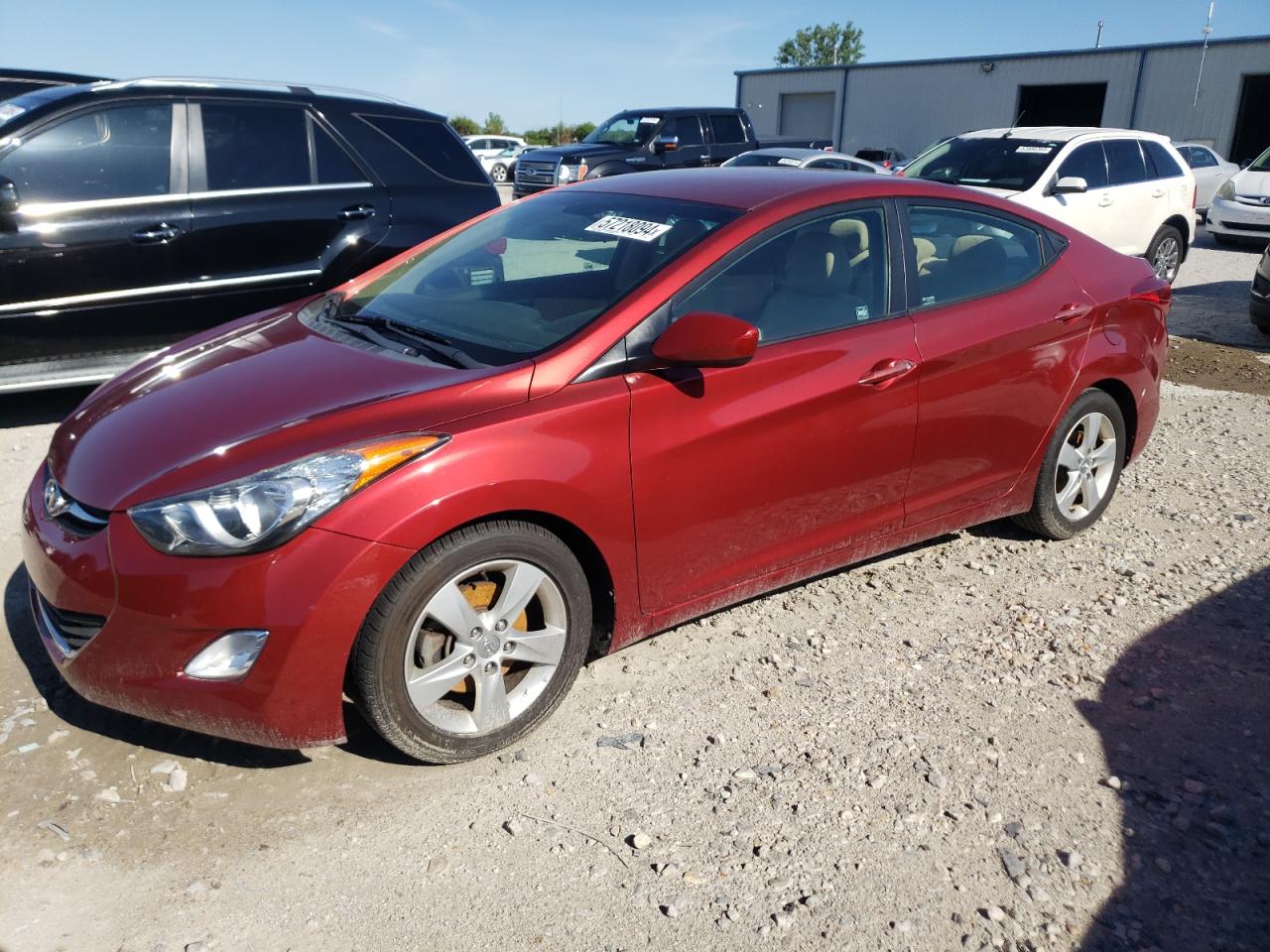 2013 Hyundai Elantra Gls VIN: 5NPDH4AE2DH370886 Lot: 57218094