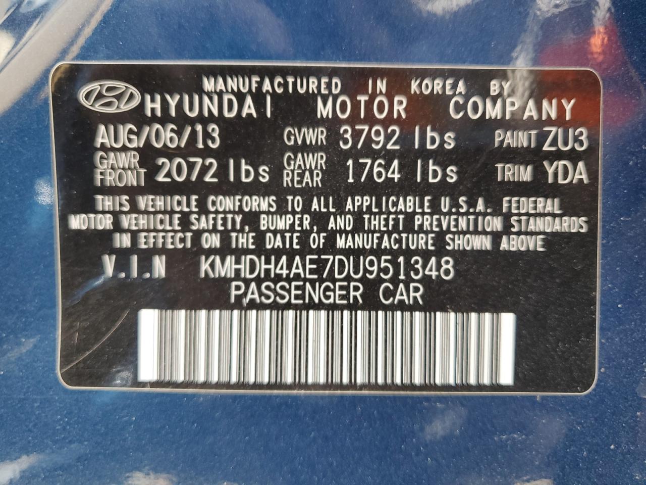 2013 Hyundai Elantra - Image 12