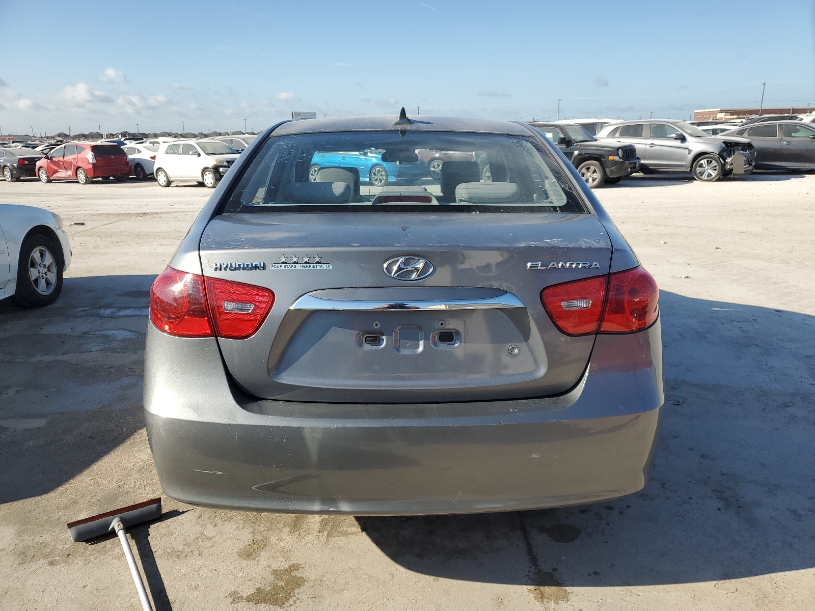 KMHDU4AD3AU059127 2010 Hyundai Elantra Blue