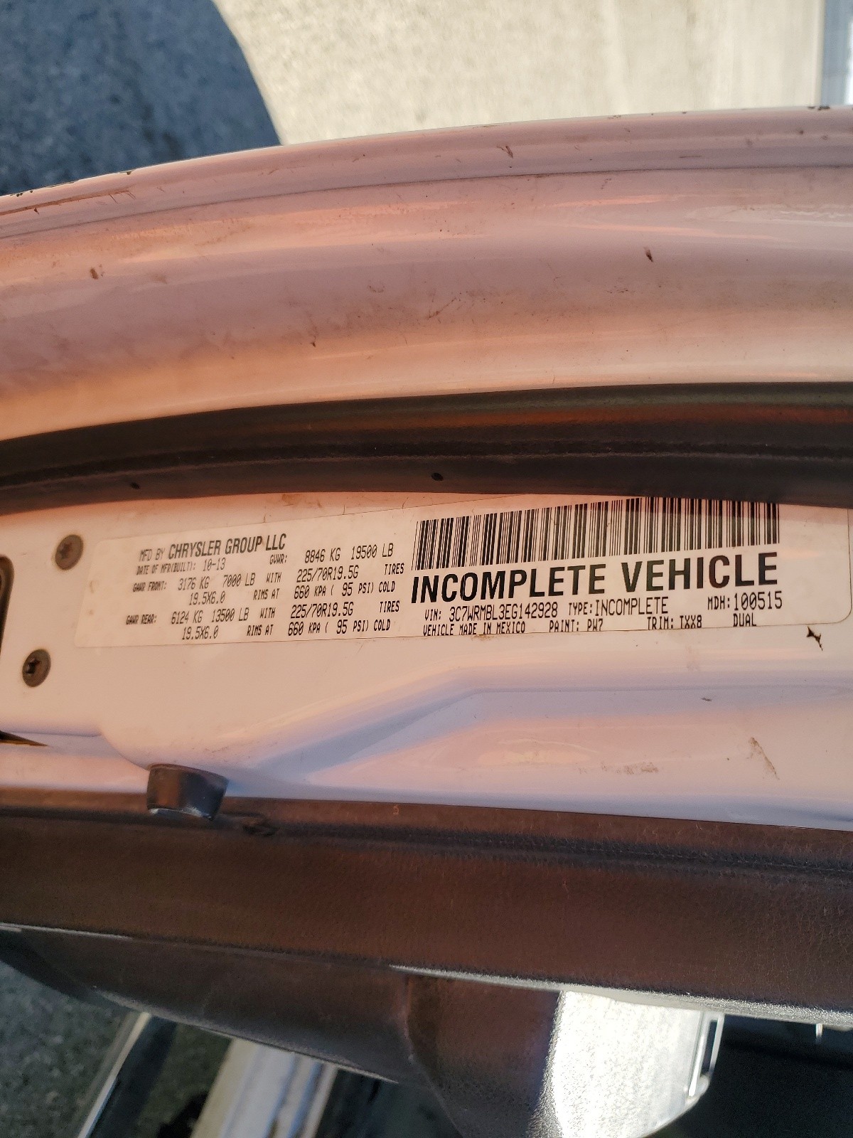 3C7WRMBL3EG142928 2014 Ram 5500