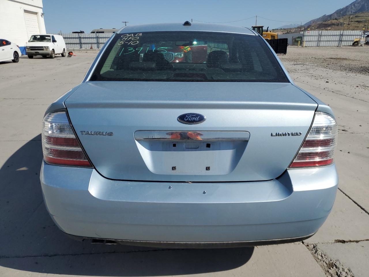 2008 Ford Taurus Limited VIN: 1FAHP25W88G139115 Lot: 58448834