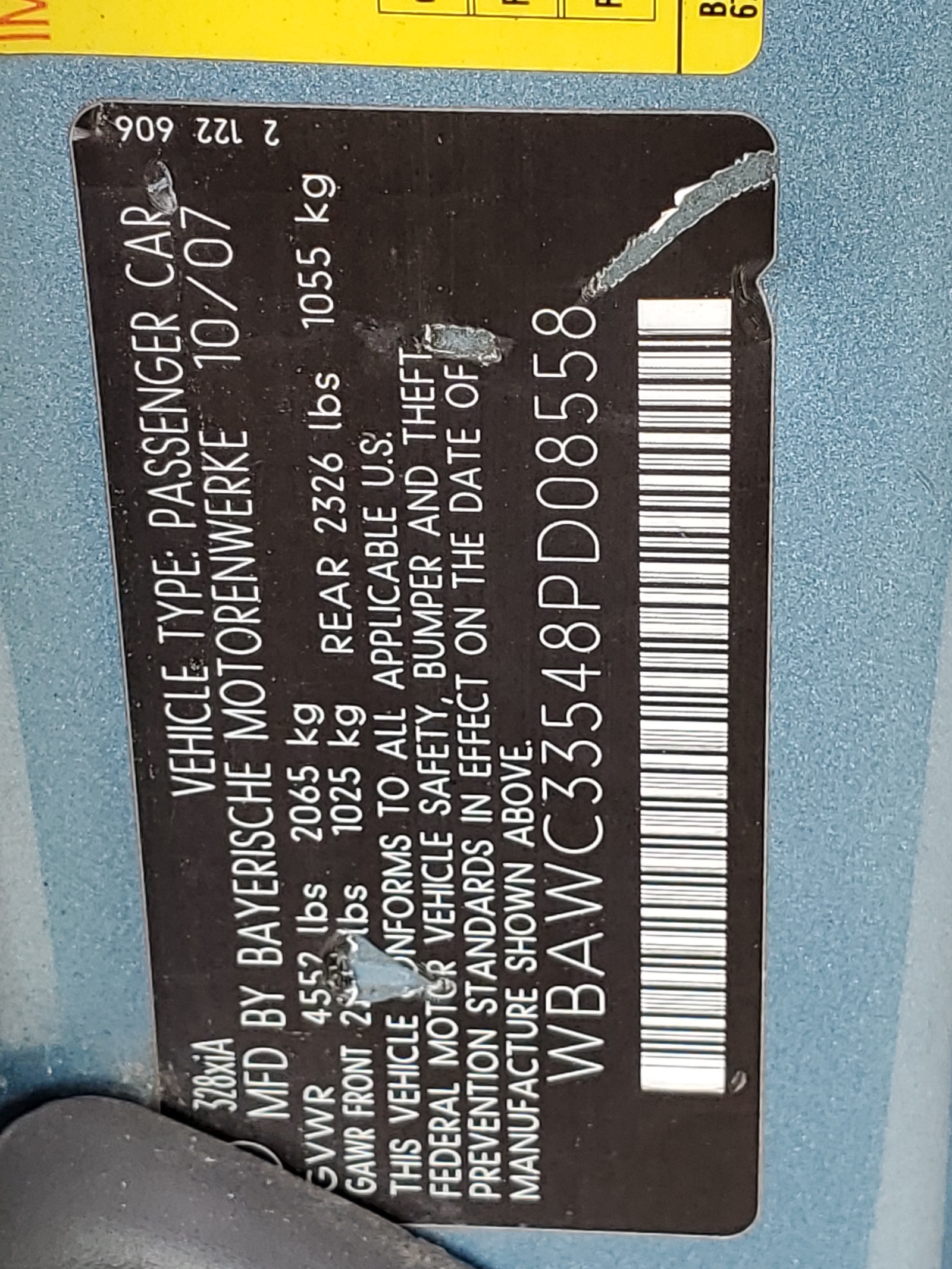 WBAWC33548PD08558 2008 BMW 328 Xi